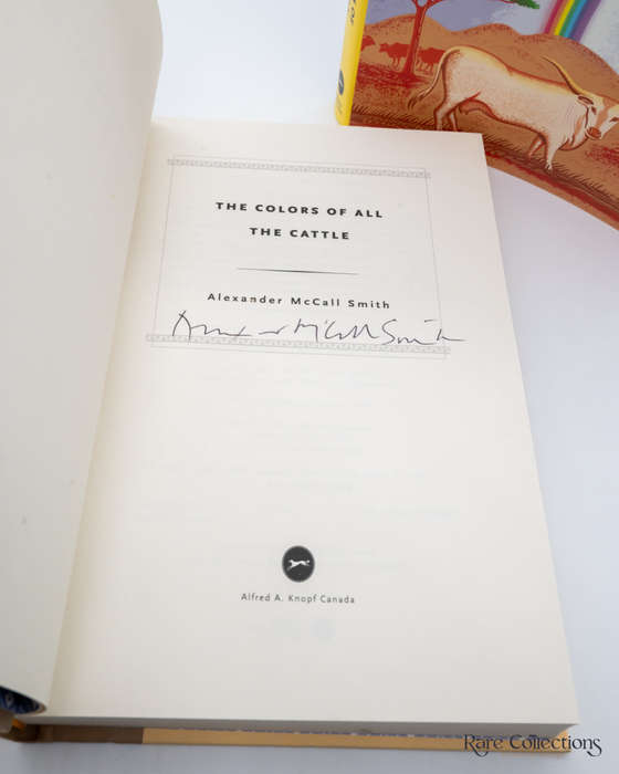 The Colors of all the Cattle by Alexander McCall Smith (signed copy)