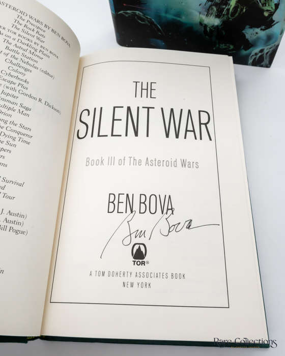 The Silent War by Ben Bova (#3 the Asteroid Wars) - Signed Copy
