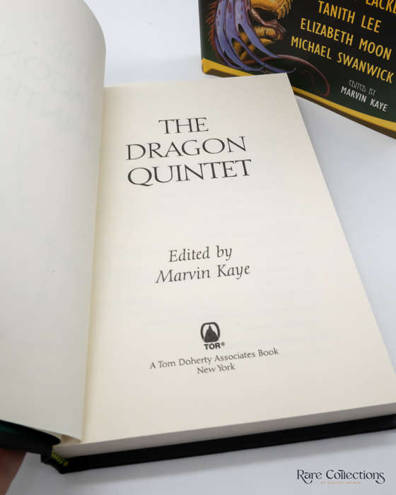 The Dragon Quintet edited by Marvin Kaye (editor) signed by Orson Scott Card