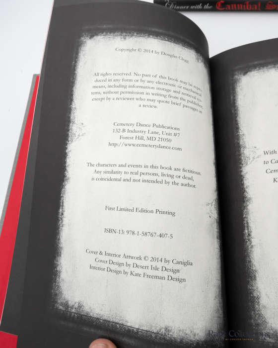 Dinner with the Cannibal Sisters by Douglas Clegg (signed copy)
