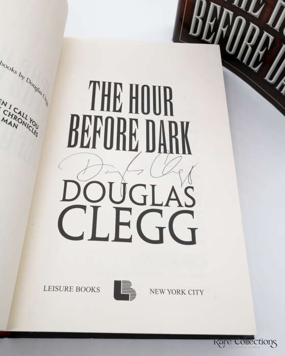 The Hour before Dark by Douglas Clegg (signed copy)