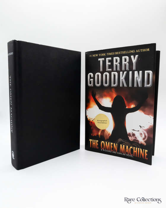 The Omen Machine by Terry Goodkind (#1 Richard and Kahlan) - signed copy