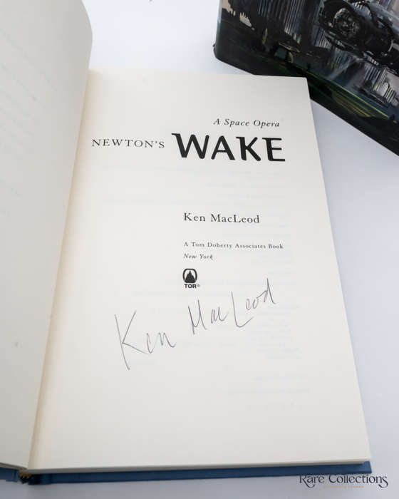 Newton`s Wake by Ken MacLeod -signed