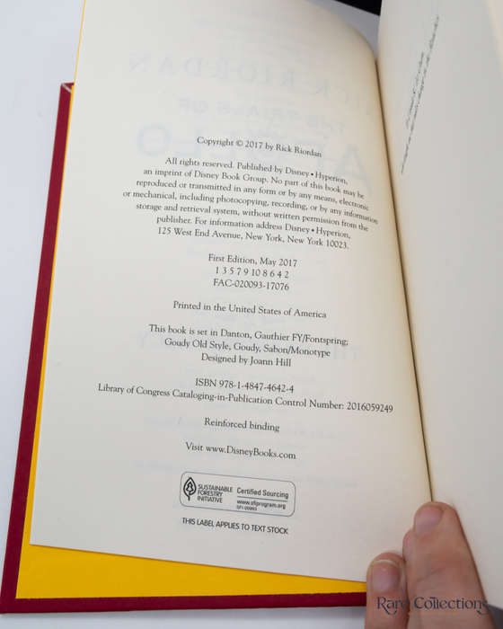 The Dark Prophecy (#2 the Trials of Apollo) by Rick Riordan - signed