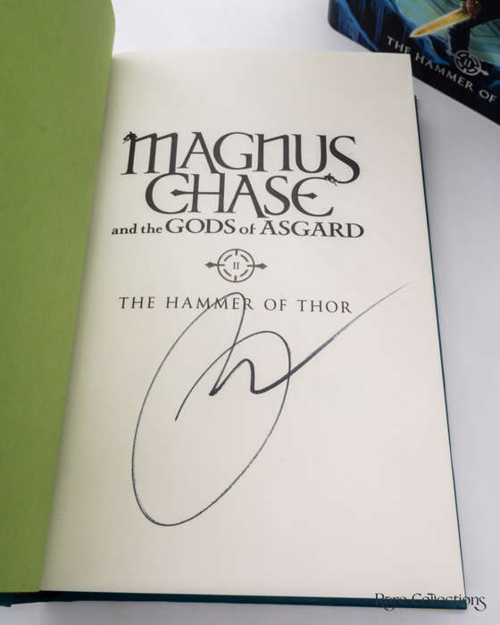 The Hammer of Thor (#2 Magnus Chase and the Gods of Asgard) by Rick Riordan - signed