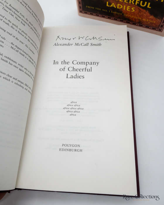 In the Company of Cheerful Ladies by Alexander McCall Smith - signed