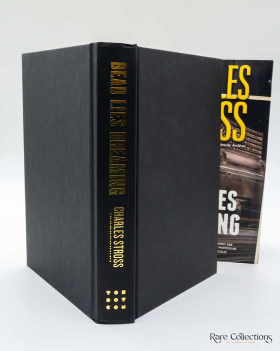 Dead Lies Dreaming - a Laundry Files Novel by Charles Stross - signed