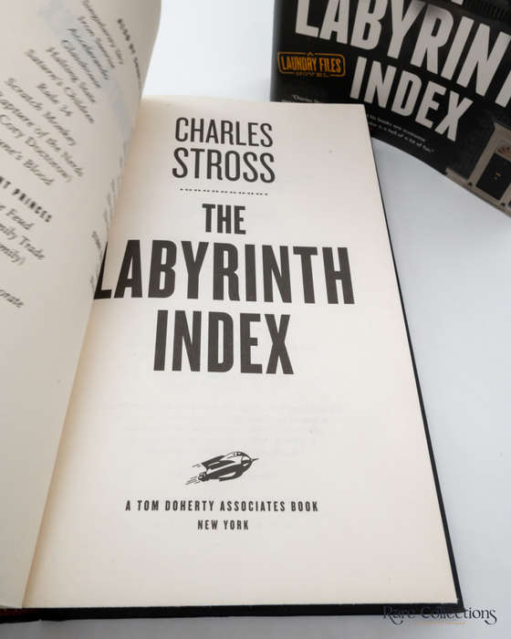 The Labyrinth Index (#9 Laundry Files) by Charles Stross - signed