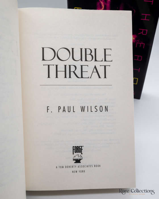 Double Threat by F. Paul Wilson - signed