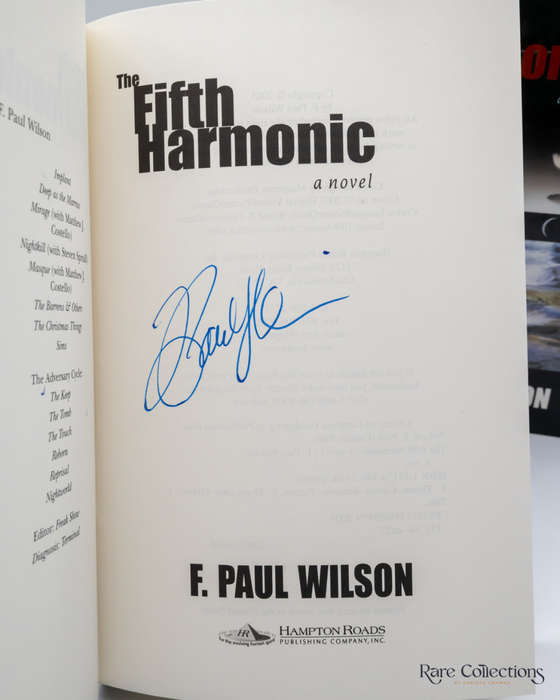 The Fifth Harmonic by F. Paul Wilson - signed