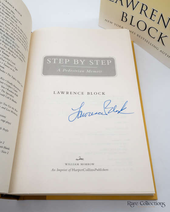 Step by Step: a Pedestrian Memoir by Lawrence Block - signed