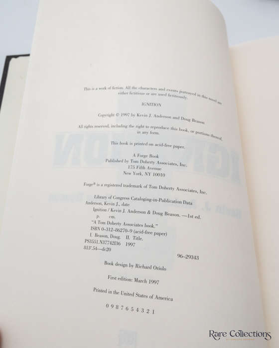Ignition by Kevin J. Anderson and Doug Beason (Double Signed)