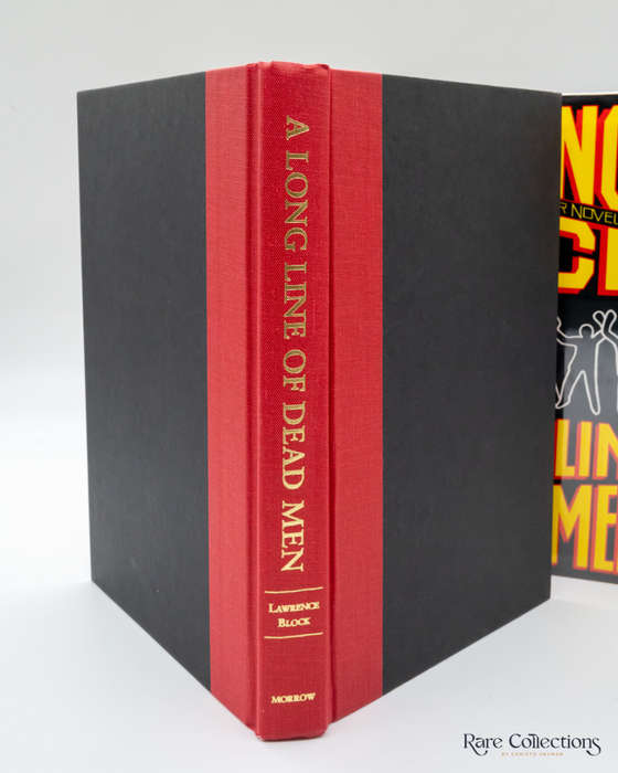 A Long Line of Dead Men by Lawrence Block - signed