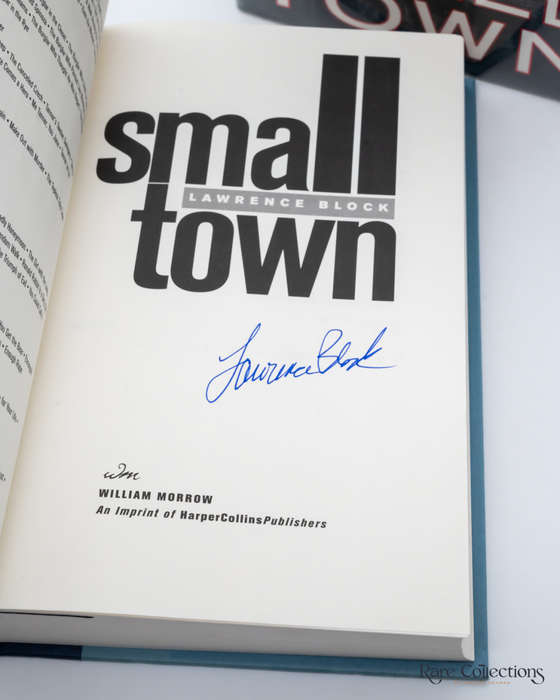 Small Town by Lawrence Block - signed