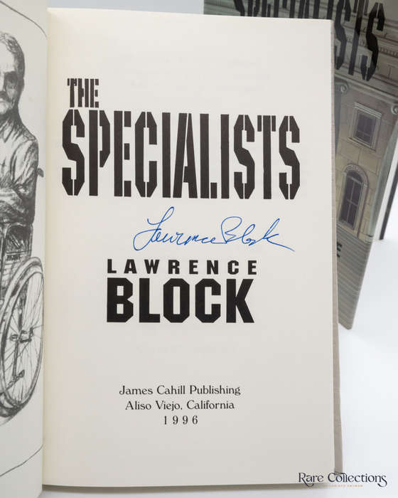 The Specialists by Lawrence Block - signed