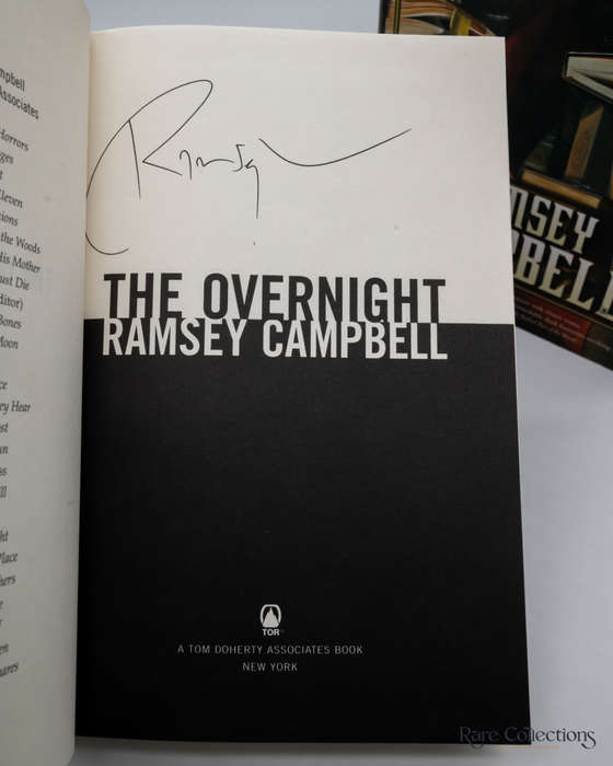 The Overnight by Ramsey Campbell - signed