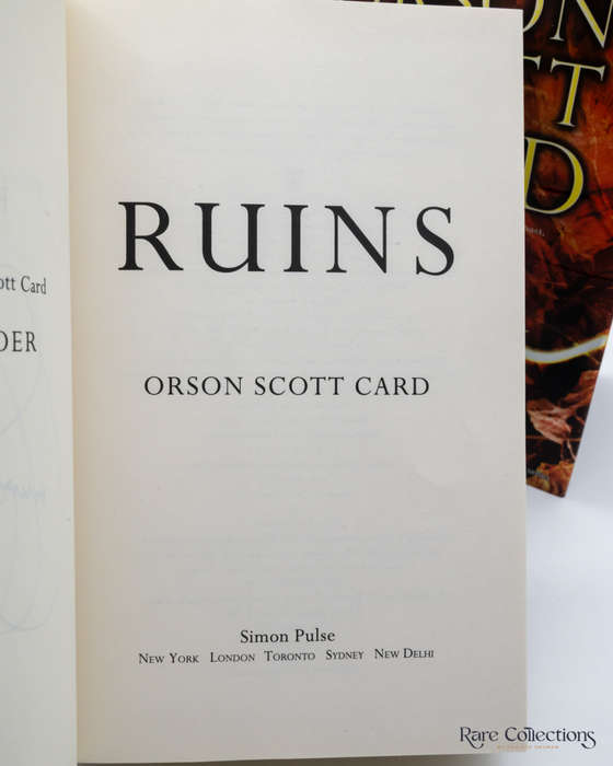 Ruins by Orson Scott Card - signed
