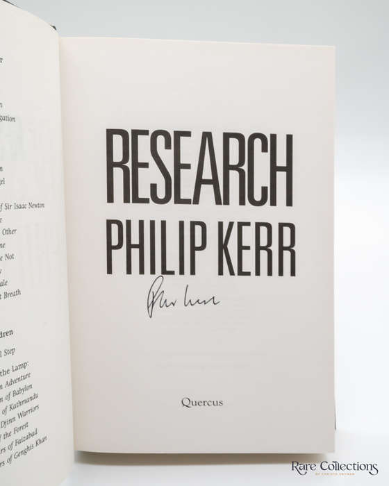 Research by Philip Kerr - signed