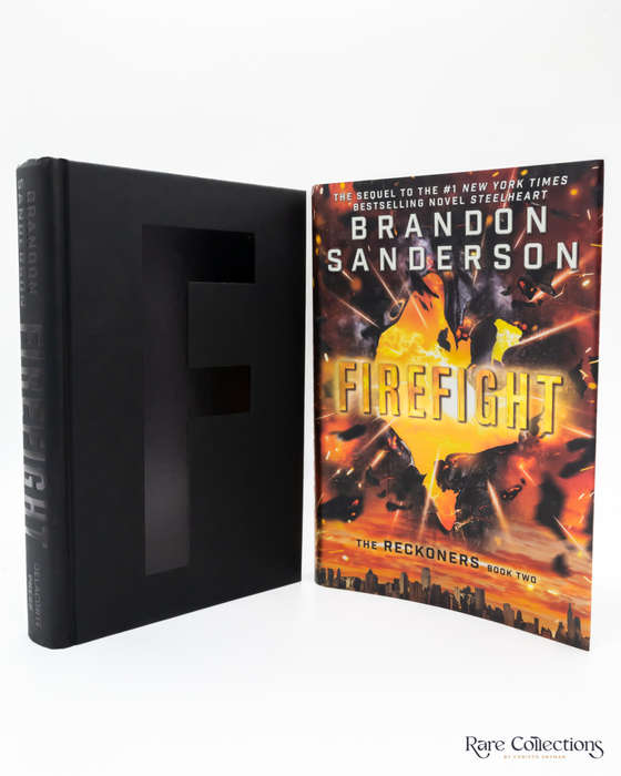Firefight (The Reckoners Book 2) by Brandon Sanderson - signed