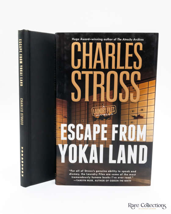 Escape from Yokai Land - a Laundry Files Novella by Charles Stross - signed