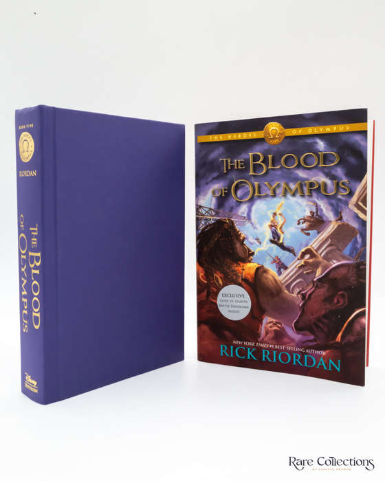 The Blood of Olympus (#5 Heroes of Olympus) by Rick Riordan - signed