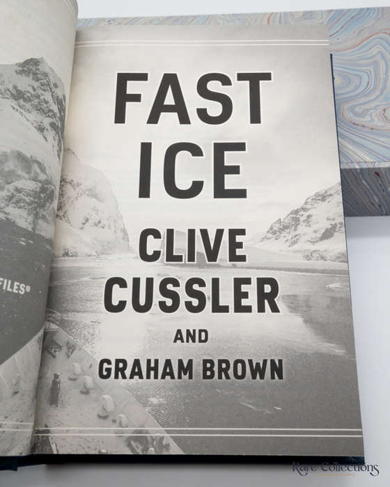 Fast Ice (#18 The Numa Files) by Clive Cussler and Graham Brown - Signed Lettered