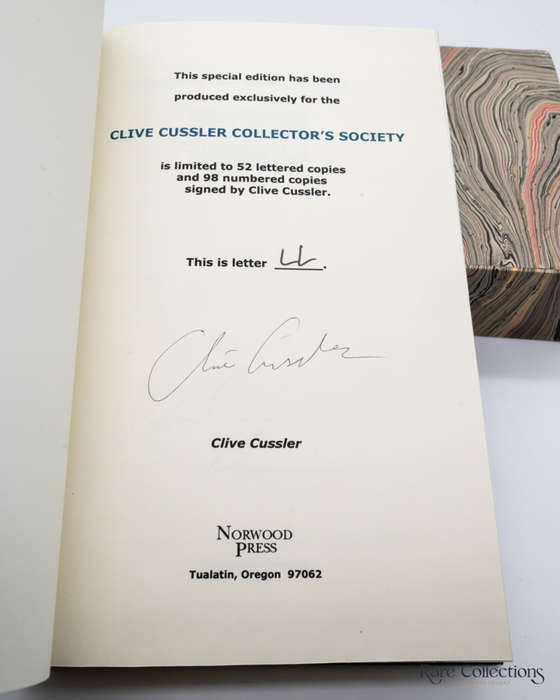 Journey of the Pharaohs (#17 Numa Files) by Clive Cussler and Graham Brown - Double-Signed Lettered
