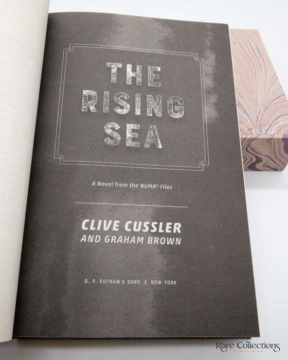 The Rising Sea (#15 Numa Files) by Clive Cussler and Graham Brown - Double-Signed Lettered