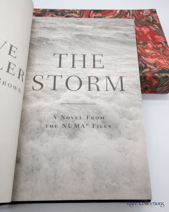 The Storm (#10 Numa Files) by Clive Cussler and Graham Brown - Double-Signed Lettered