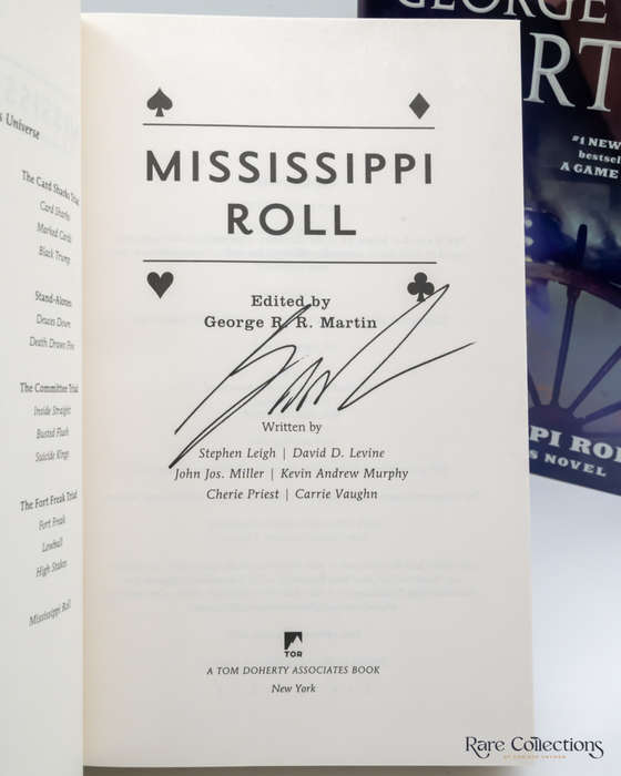 Mississippi Roll: a Wild Cards Novel by George R. R. Martin (editor) - signed