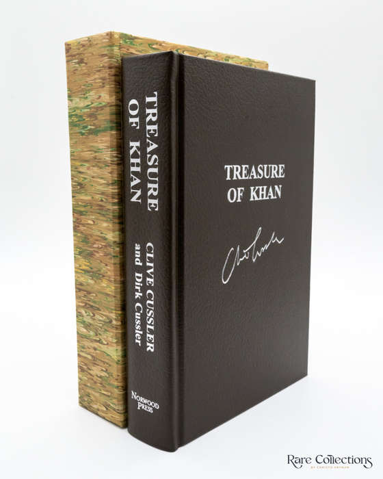Treasure of Khan (#19 Dirk Pitt) by Clive Cussler and Dirk Cussler - Double-Signed Lettered