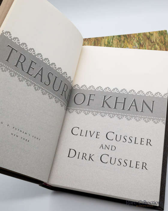 Treasure of Khan (#19 Dirk Pitt) by Clive Cussler and Dirk Cussler - Double-Signed Lettered