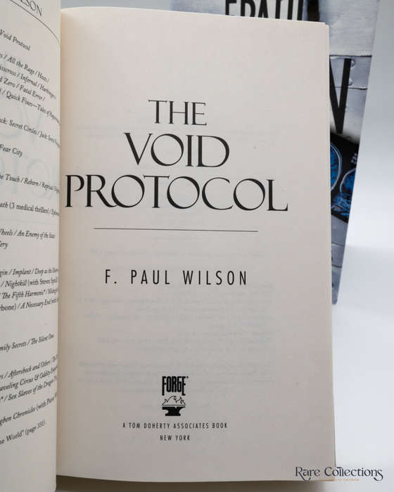 The Void Protocol by F. Paul Wilson - signed