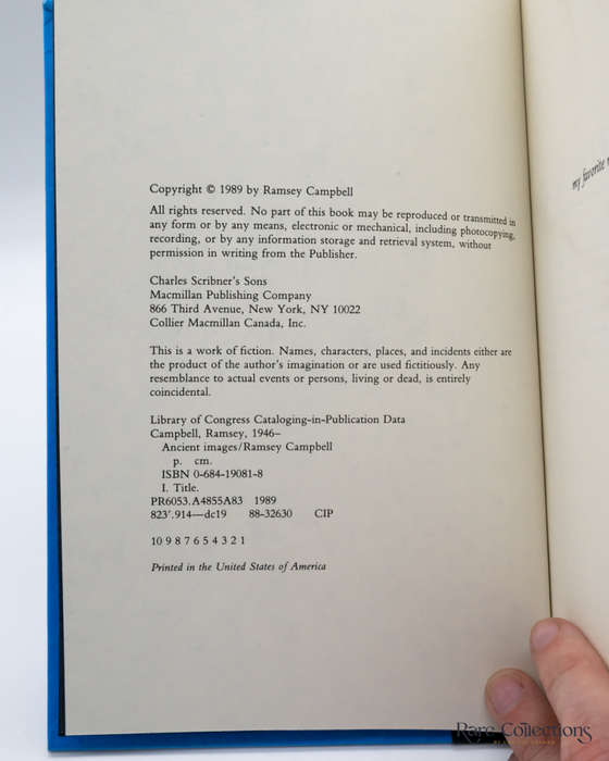 Ancient Images by Ramsey Campbell - Signed Copy