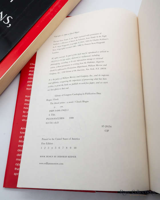 The Blood Artist (Incl Signed ARC Copy) by Chuck Hogan