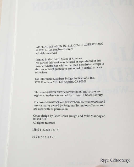 Ai! Pedrito! When Intelligence Goes Wrong by L. Ron Hubbard & Kevin J. Anderson - signed