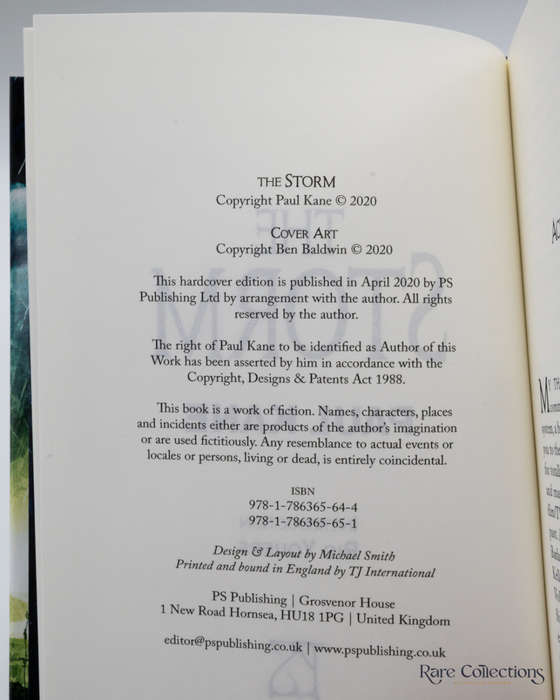 The Storm by Kane, Paul - signed