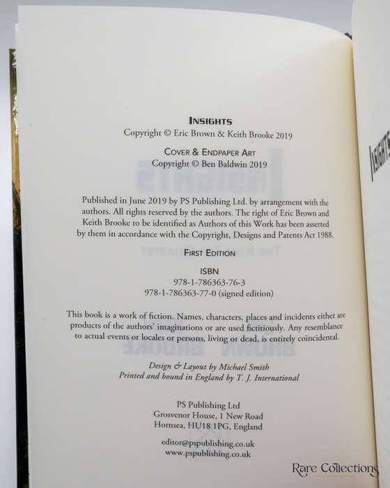 Insights - Part Three Kon-Tiki Quartet by Brown, Eric and Keith Brooke - signed