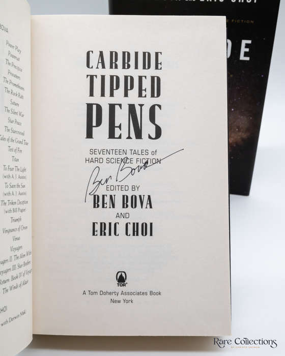 Carbide Tipped Pens - Seventeen Tales of Hard Science Fiction edited by Ben Bova and Eric Choi