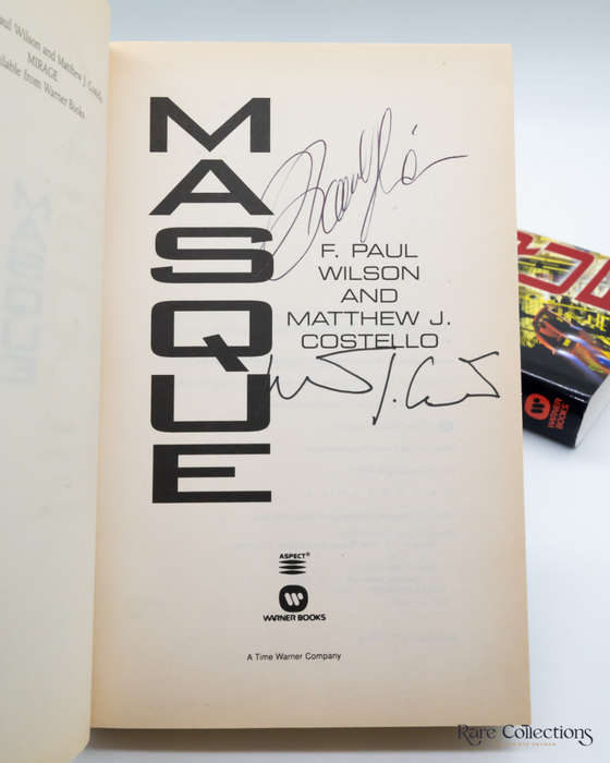 Masque by Wilson, F. Paul & Costello, Matthew - Double Signed
