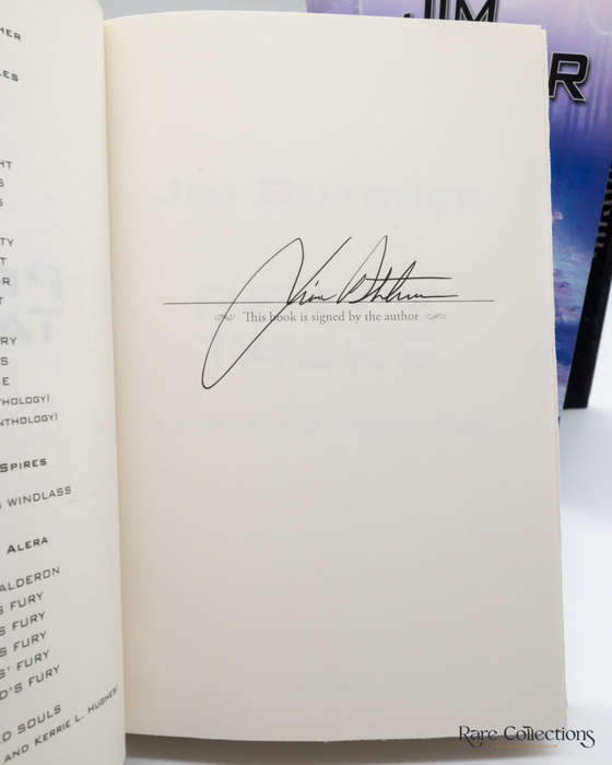 Peace Talks (#16 Dresden Files) by Jim Butcher - signed