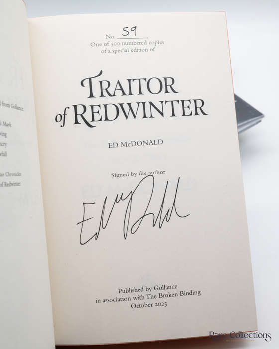 Daughter of Redwinter, Traitor of Redwinter (The Redwinter Chronicles)  by Ed McDonald