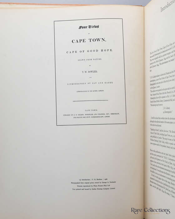 Bowler`s Four Views of Cape Town by Thomas Bowler