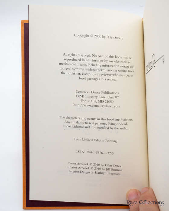 Pork Pie Hat by Peter Straub (signed copy)