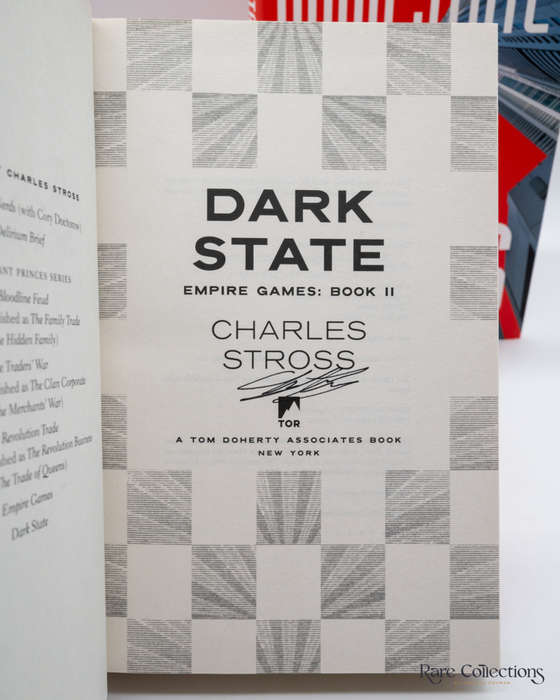 Dark State by Charles Stross (signed copy)