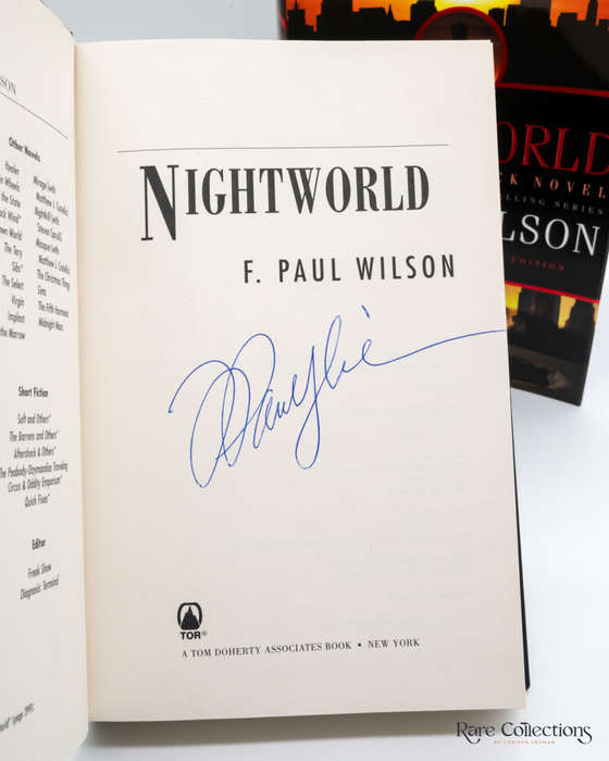 Nightworld - a Repairman Jack Novel by F. Paul Wilson (signed copy)
