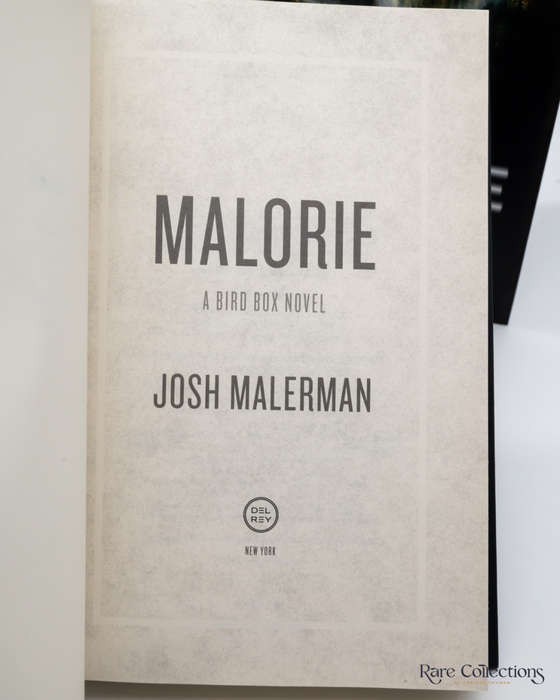 Malerie by Josh Malerman - Signed Copy