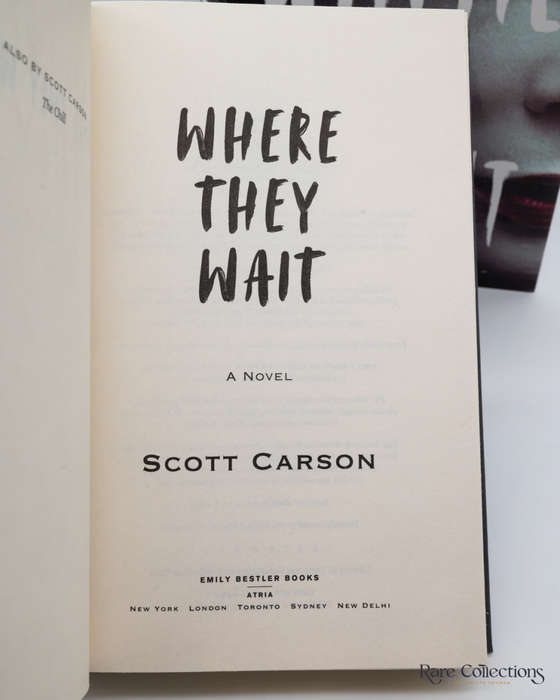 Where They Wait by Scott Carson (Aka Michael Koryta)  - signed copy