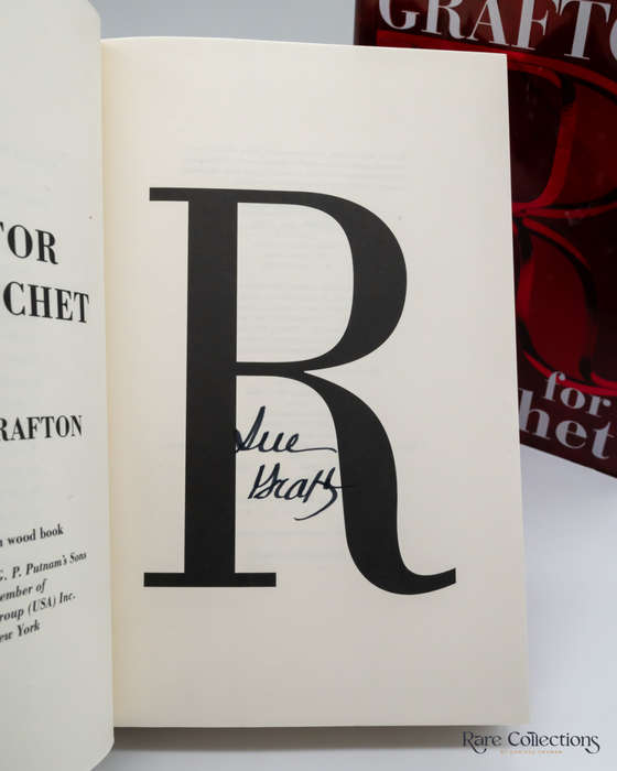 R is for Ricochet by Sue Grafton - signed copy