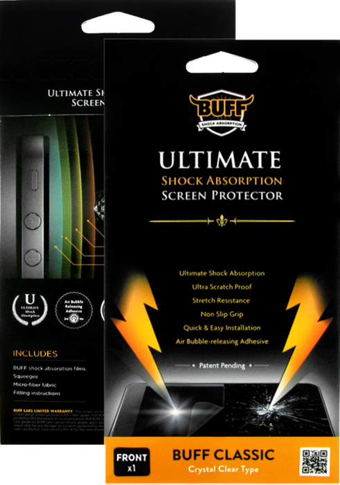 Buff Shock Absorption Screen Protector : HTC One
